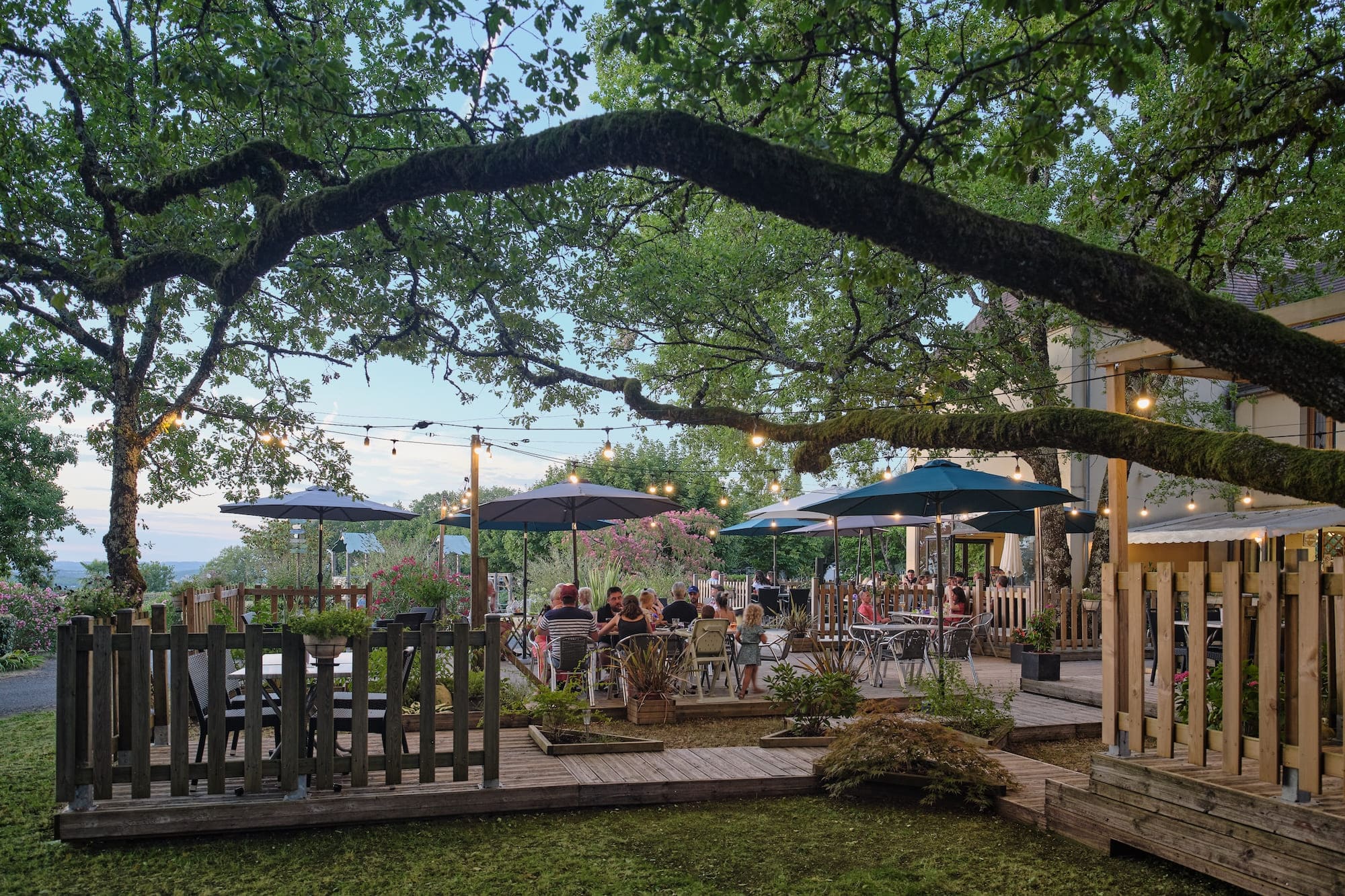 camping le daguet terrasse