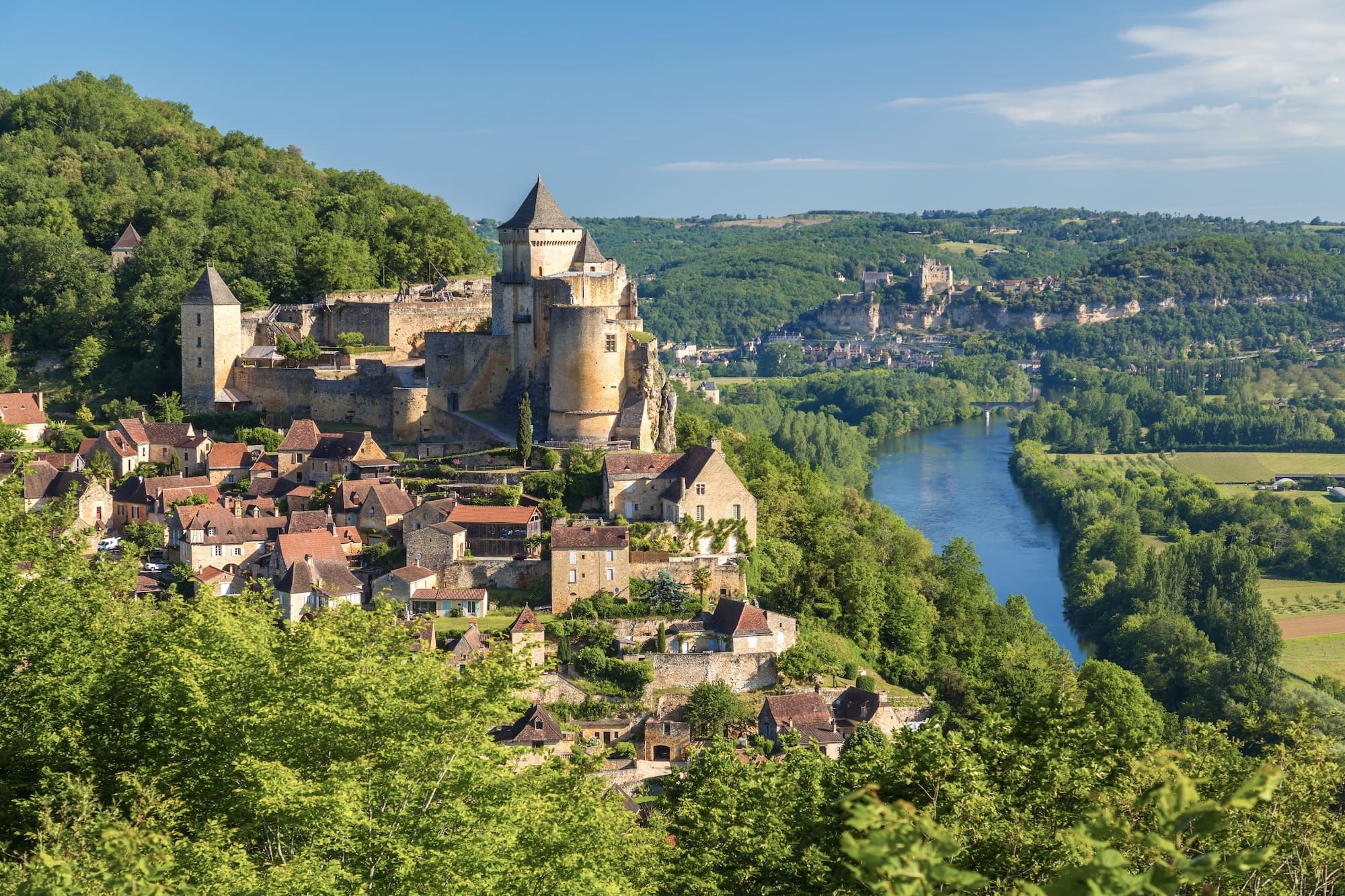 castelnaud la chapelle chateau médiéval dordogne