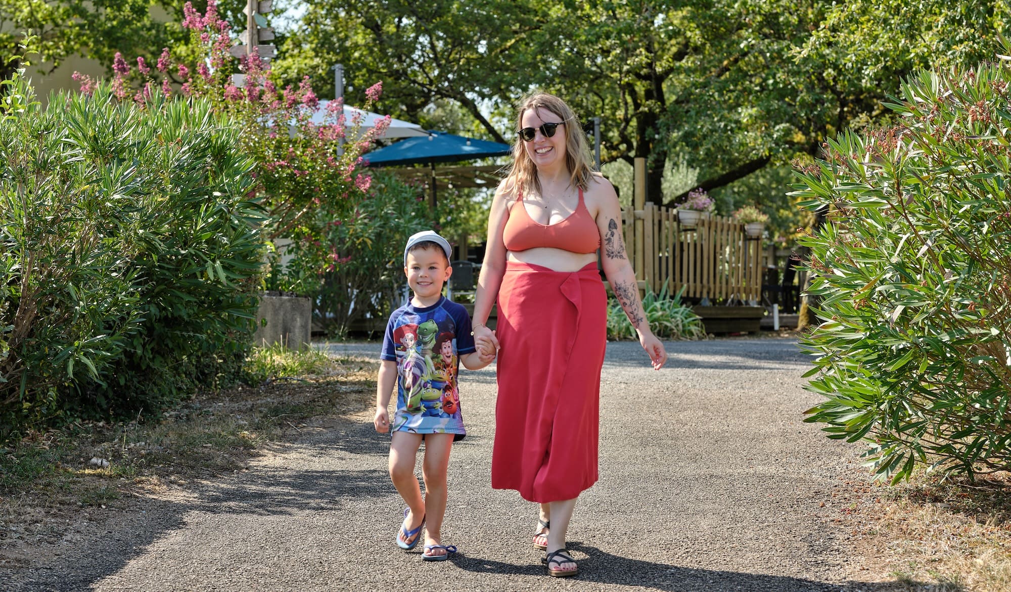CAMPING LE DAGUET allées famille
